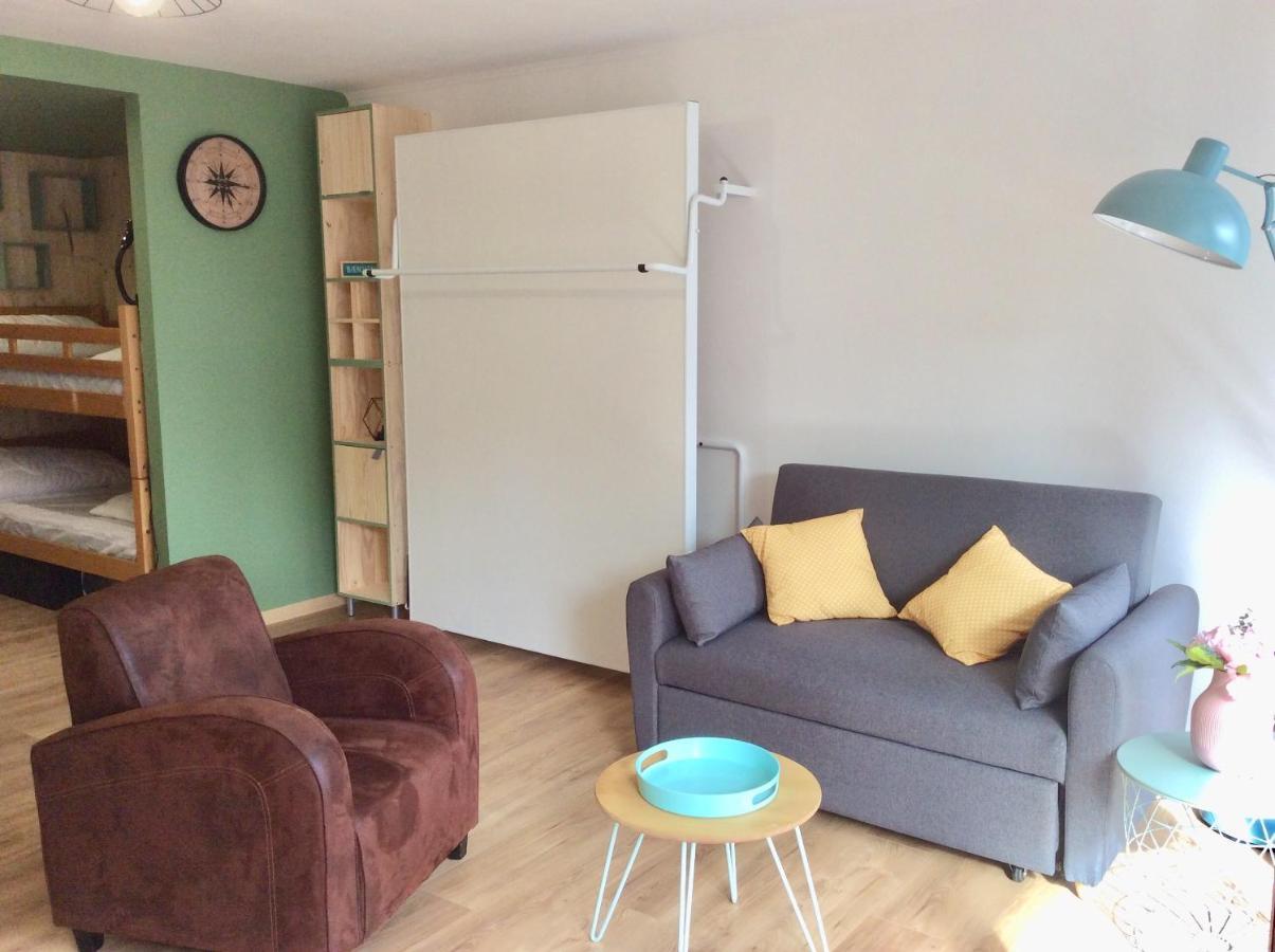 Les Obiones, Vue Laterale Mer, Fort Mahon Plage, Magnifique Studio Cabine 4P, Avec Balcon , Parking Prive Gratuit, Wifi, Classe 2 Etoiles, Exposition Plein Sud En Baie De Somme 外观 照片