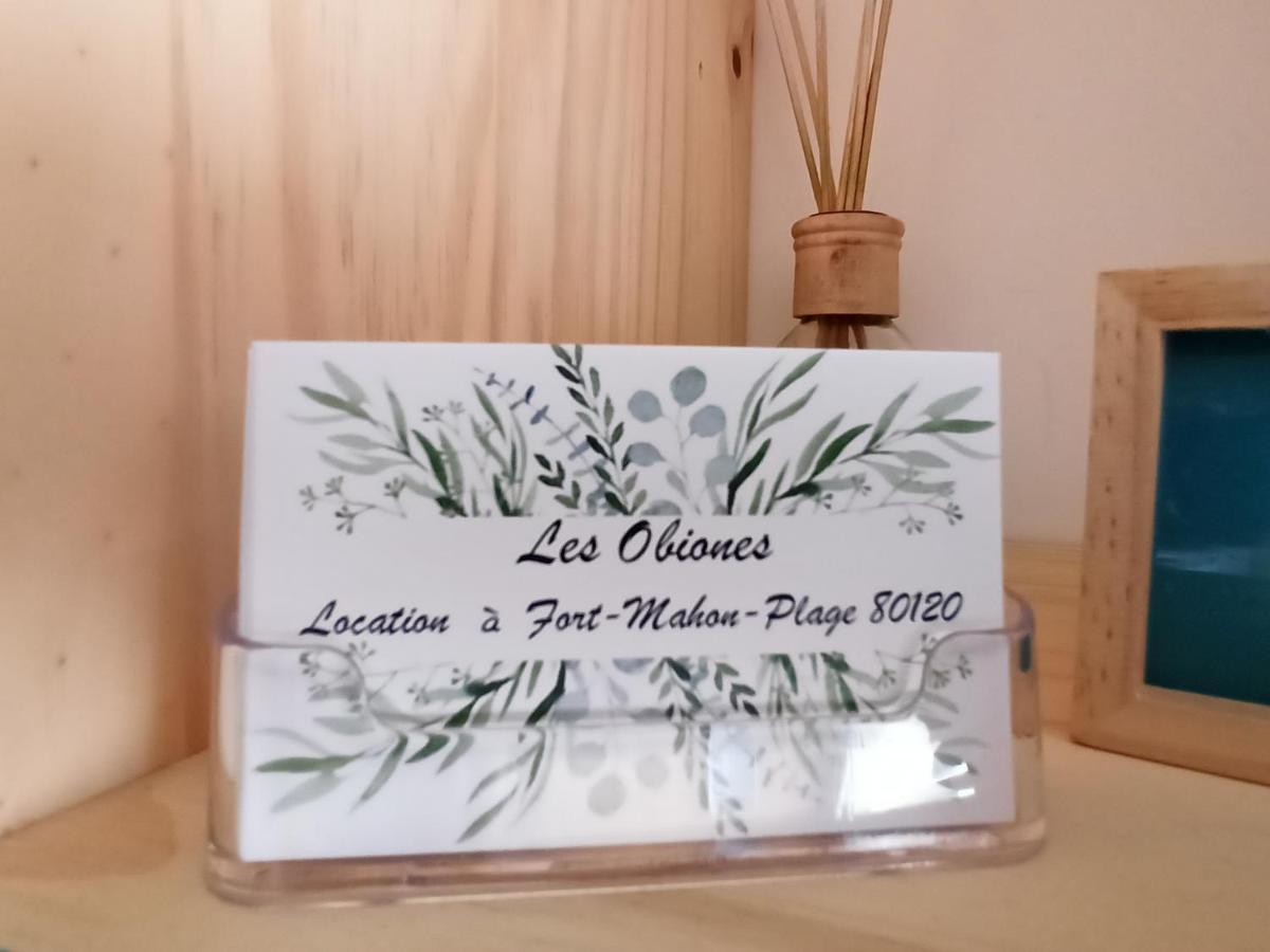 Les Obiones, Vue Laterale Mer, Fort Mahon Plage, Magnifique Studio Cabine 4P, Avec Balcon , Parking Prive Gratuit, Wifi, Classe 2 Etoiles, Exposition Plein Sud En Baie De Somme 外观 照片